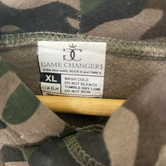 Game Changer amo print hoodie streetwear front pocket hood XL unisex - Picture 6 of 7